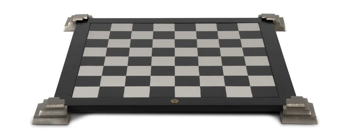 Modèles authentiques Board de jeu à 2 côtés pour les échecs et les dames, noir