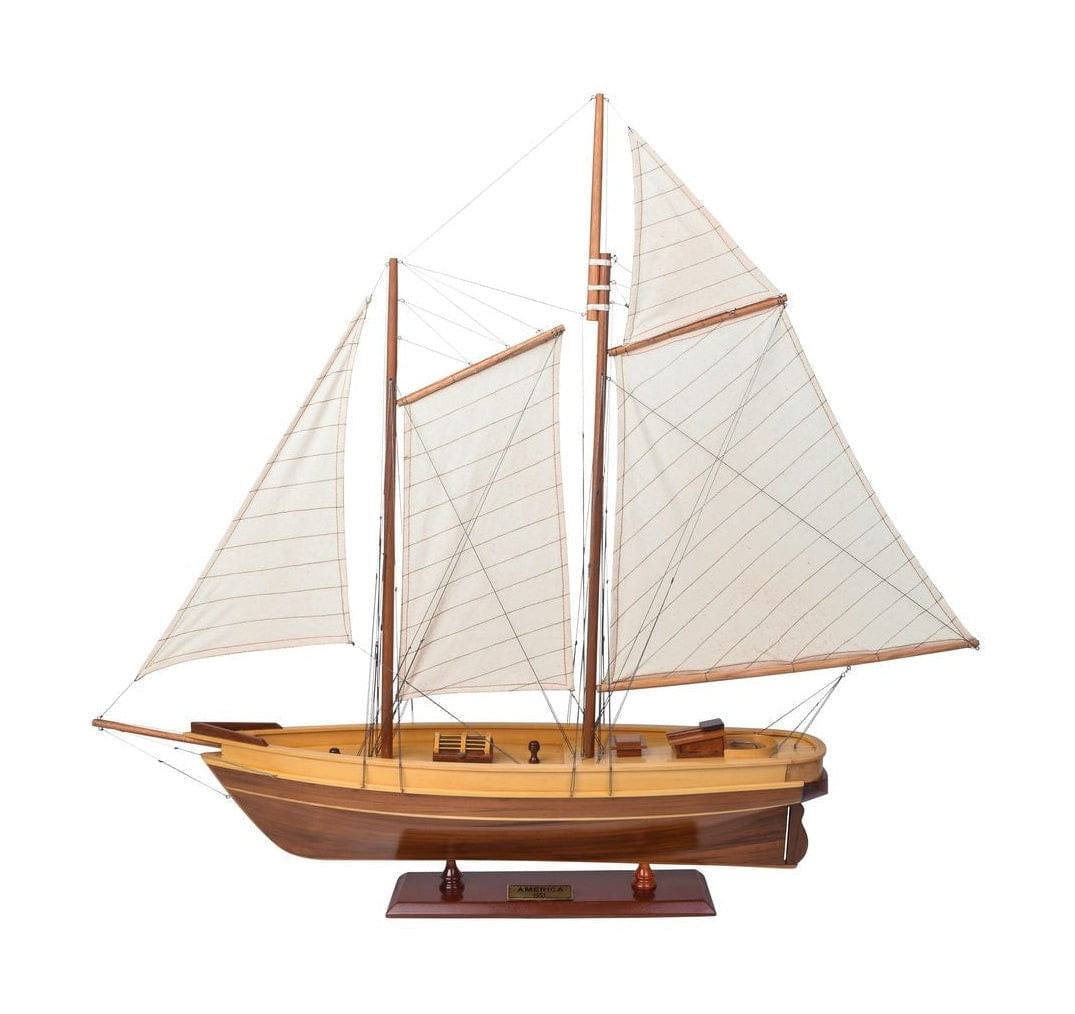 Modèles authentiques America Sailing Shiling Model, Small