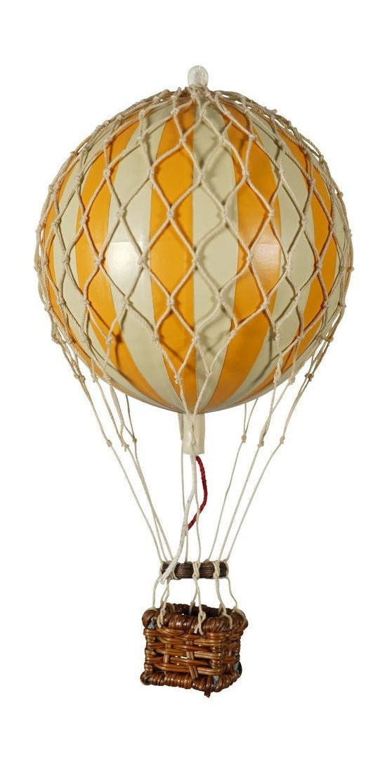 Autentiske modeller, der flyder på himmelballonmodellen, Orange/Ivory, Ø 8,5 cm