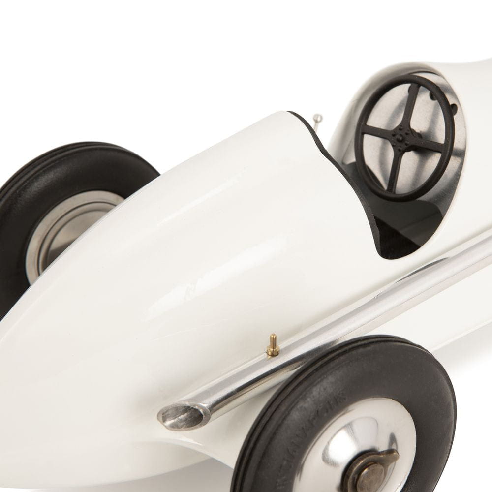 Autentiske modeller Indianapolis Racing Car Model, White/Black