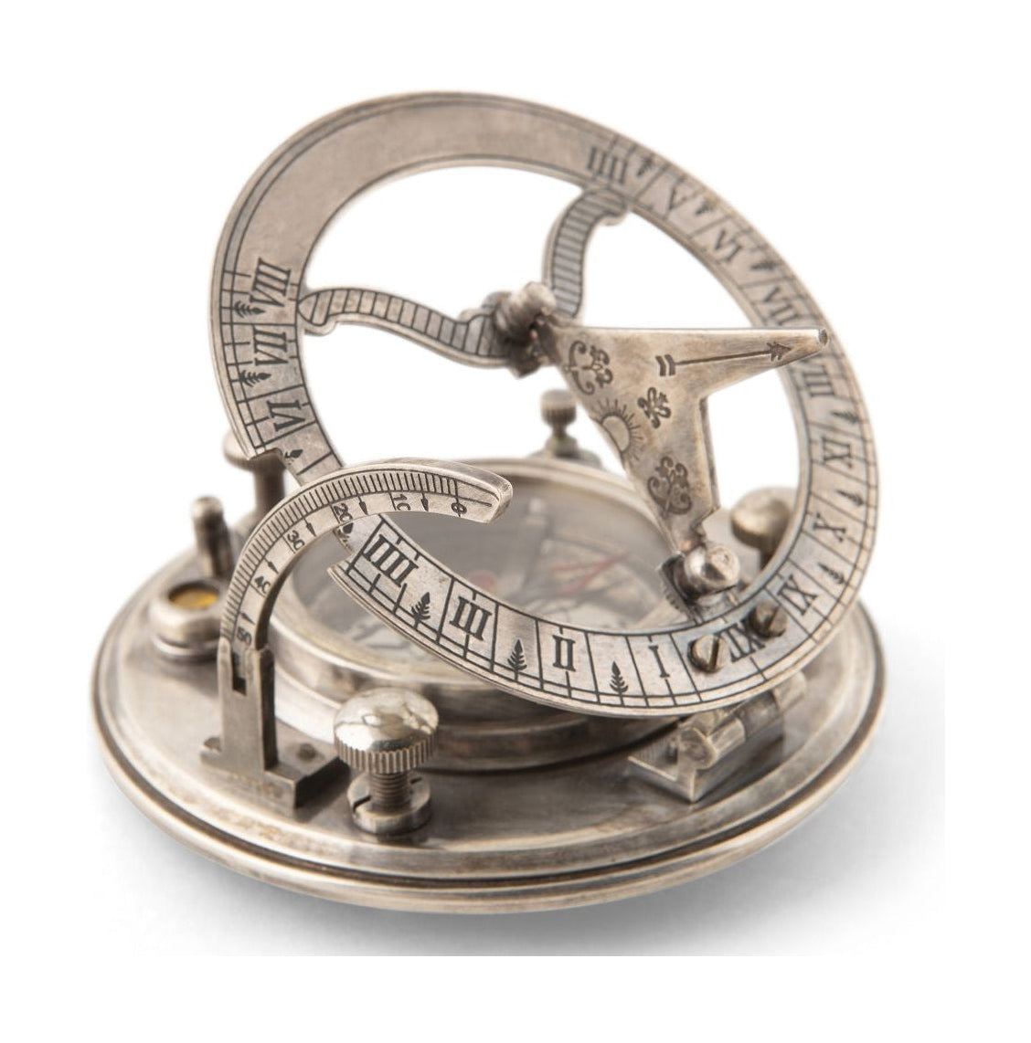 Autentiske modeller Mariner's Compass Silver