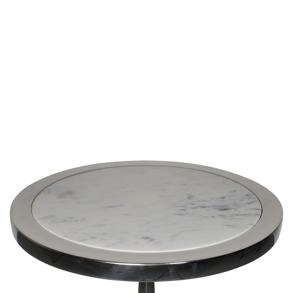 Modèles authentiques Table de martini Øx h 35.5x55,5 cm, blanc