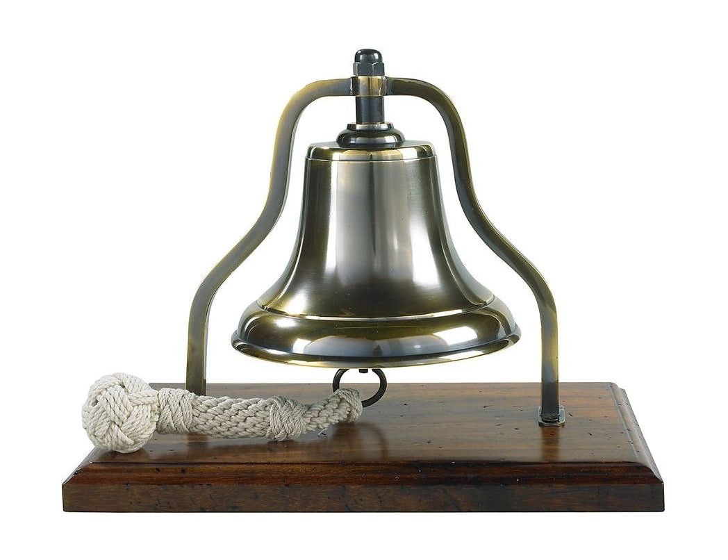 Autentiske modeller Purser's Bell Ship's Bell on Wood Stand