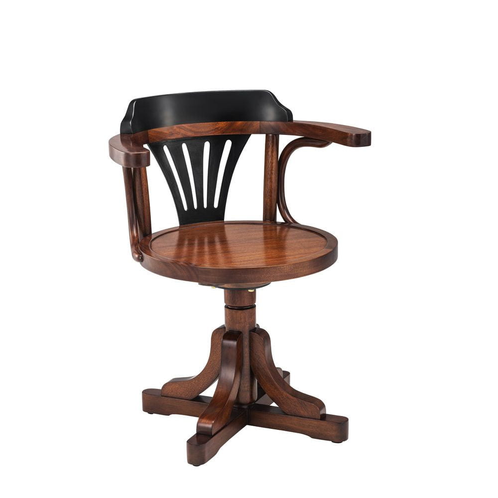 Authentic Models Executive Chair, Black & Honey