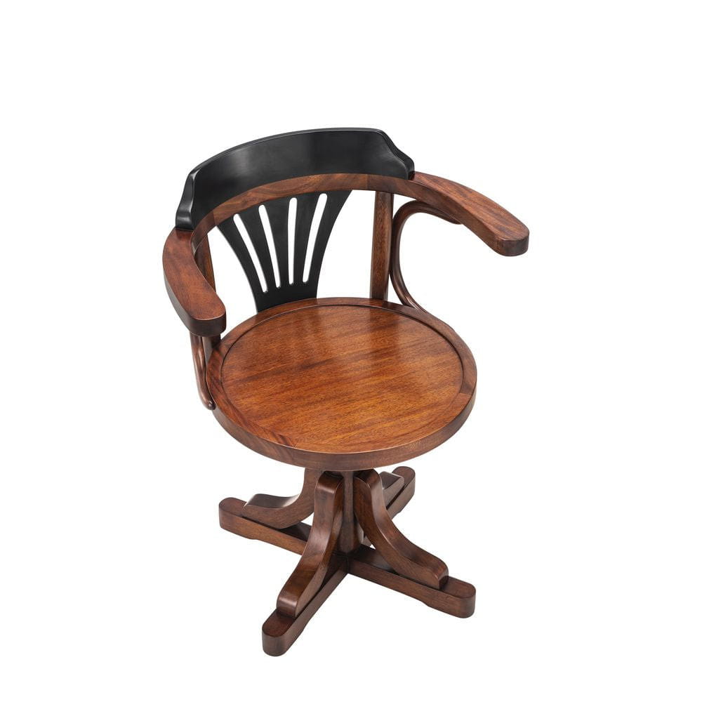 Authentic Models Executive Chair, Black & Honey