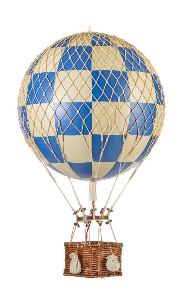 Modèles authentiques Royal Aero Balloon Model, Vérifiez le bleu, Ø 32 cm