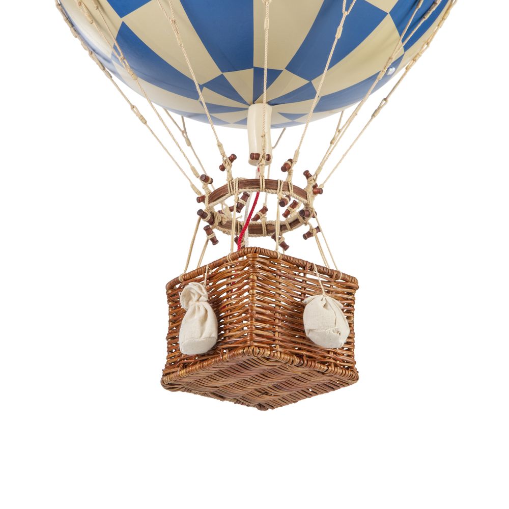 Authentische Modelle Royal Aero Ballon Model, Check Blue, Ø 32 cm