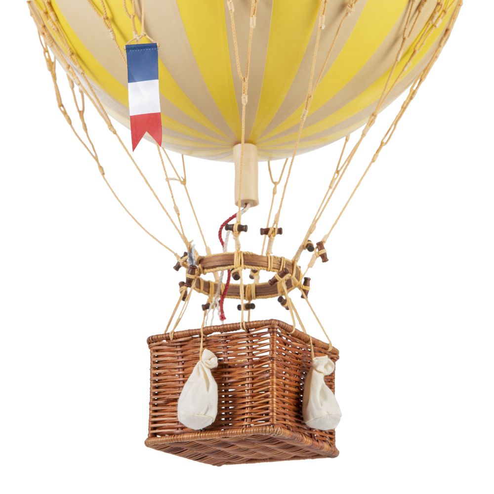 Autentiska modeller Royal Aero Balloon Model, True Yellow, Ø 32 cm