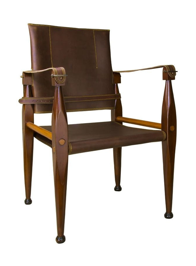 Modèles authentiques chaise safari avec siège en cuir