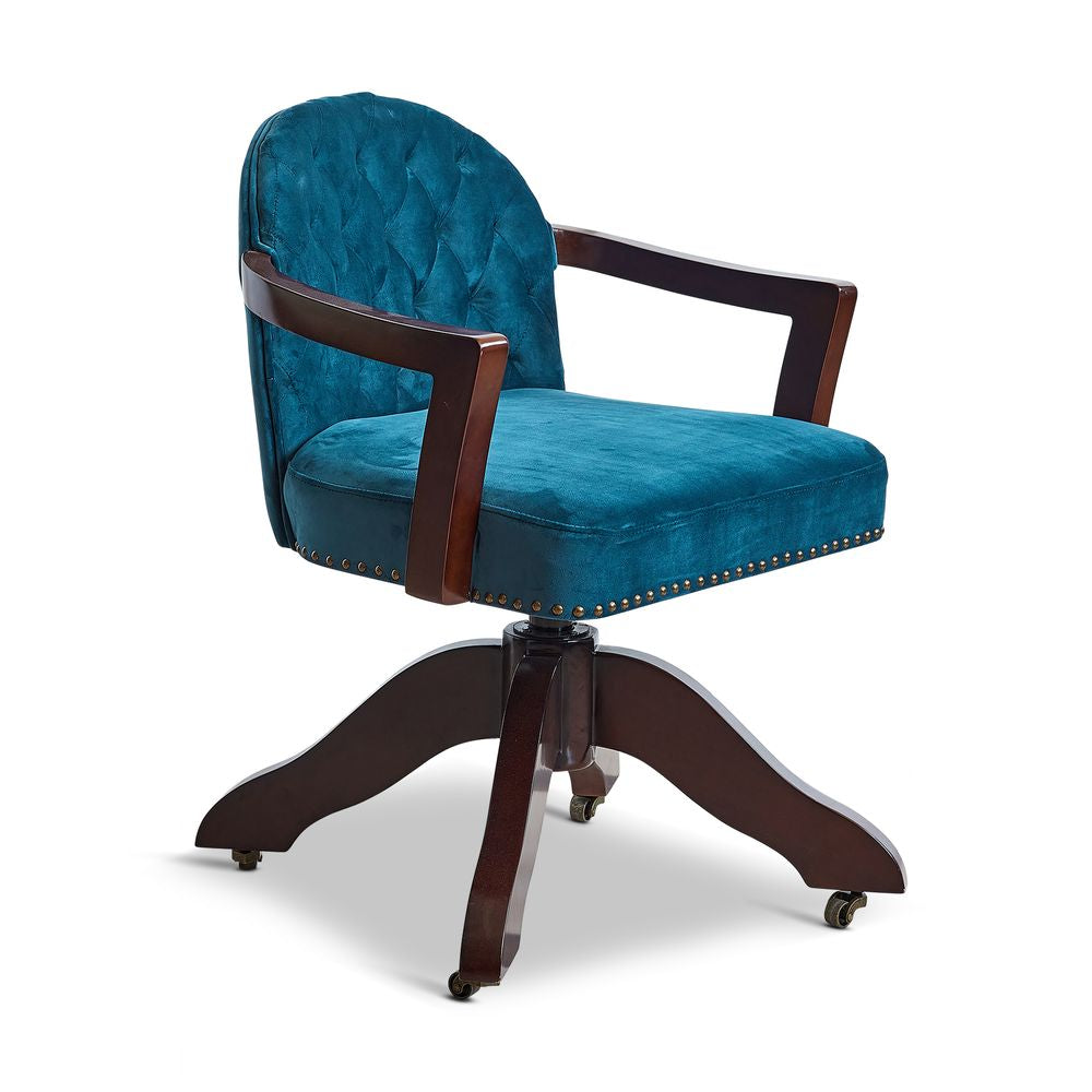 Authentic Models Senator Desk Chair, Green