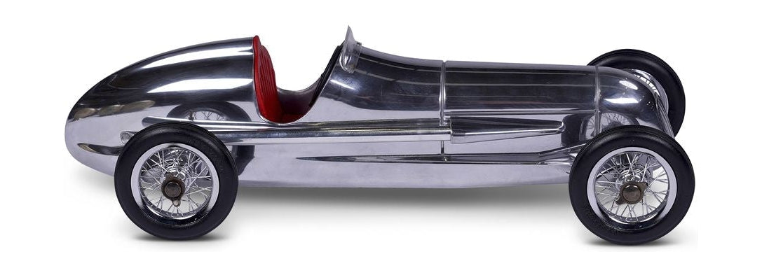 Authentische Modelle Silber Pfeil Rennwagenmodell, roter Sitz