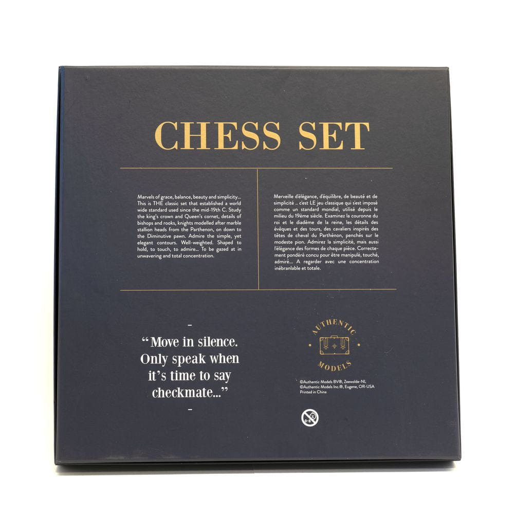 Authentic Models Chess Set Metal