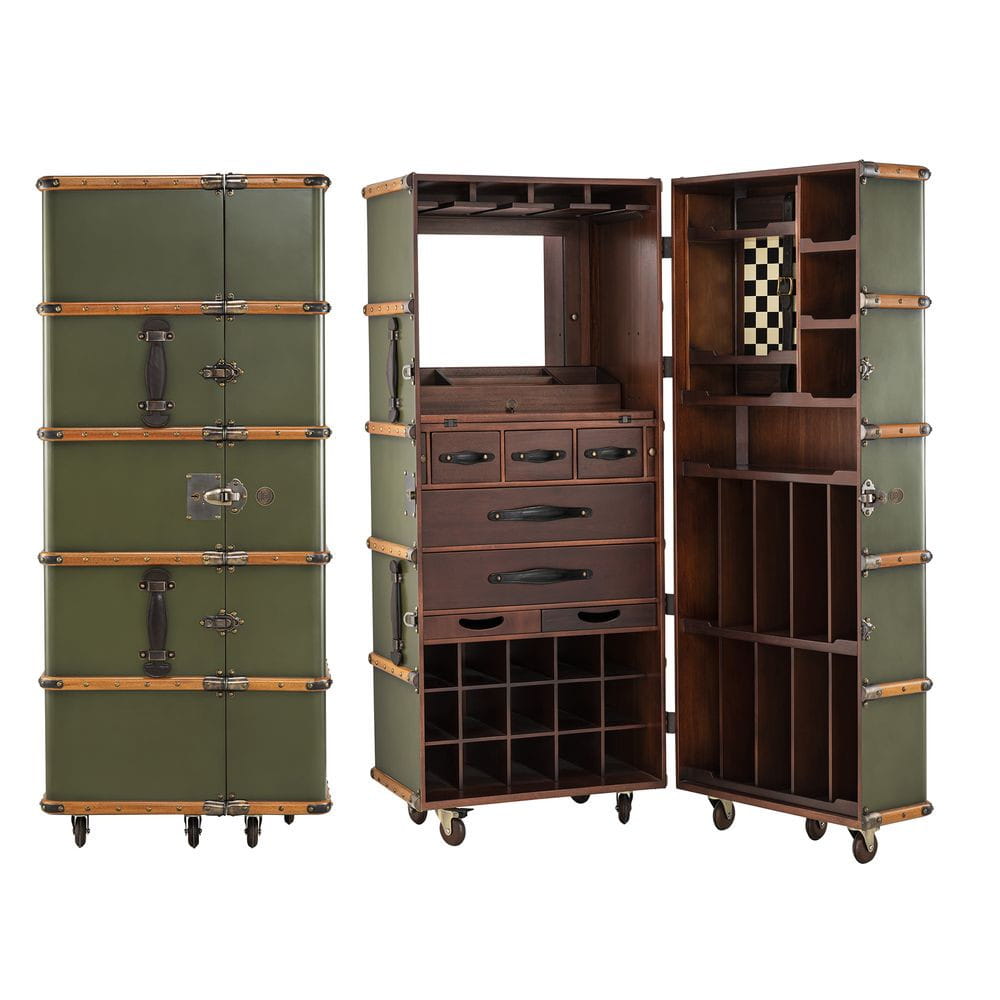 Authentische Modelle Kabine Cabinet Case, Field Green