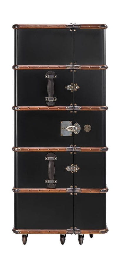 Case d'armoire de cabine de modèles authentiques, noir