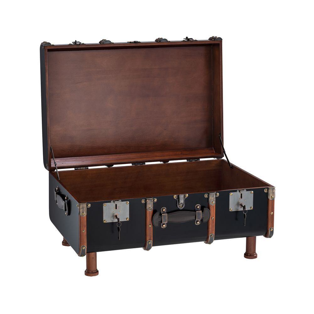 Autentiske modeller Stateroom Trunk sofabord, sort