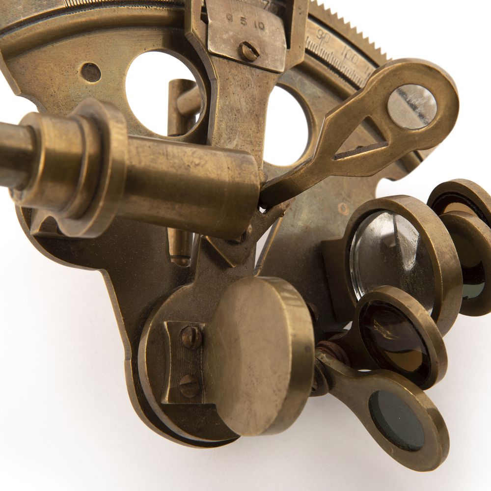 Autentiske modeller Pocket Sextant Bronzed