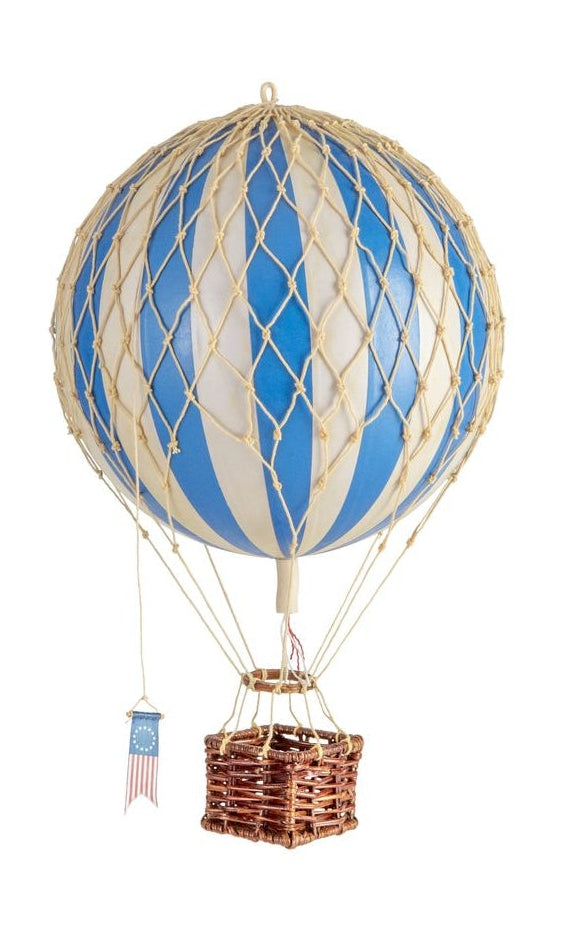 Autentiske modeller rejser let ballonmodel, blå, Ø 18 cm