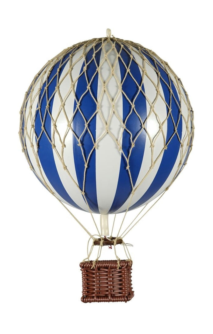 Autentiske modeller rejser let ballonmodel, blå/hvid, Ø 18 cm