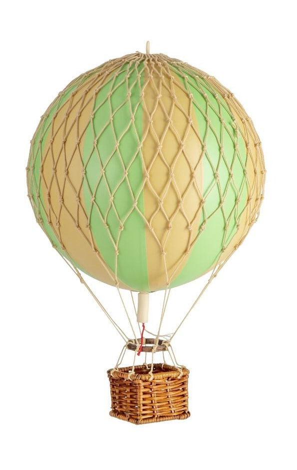 Authentische Modelle reisen Leichtballonmodell, grünes Doppel, Ø 18 cm