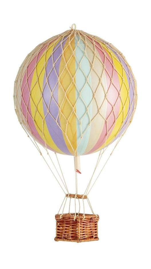 Autentiske modeller rejser let ballonmodel, Rainbow Pastel, Ø 18 cm