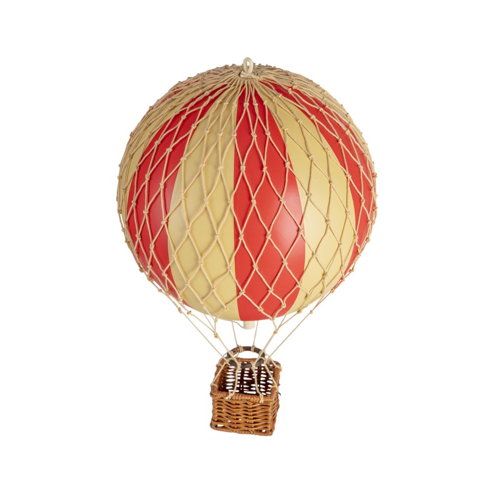 Autentiske modeller rejser let ballonmodel, rød dobbelt, Ø 18 cm