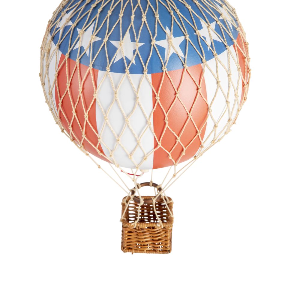 Autentiske modeller rejser let ballonmodel, USA, Ø 18 cm