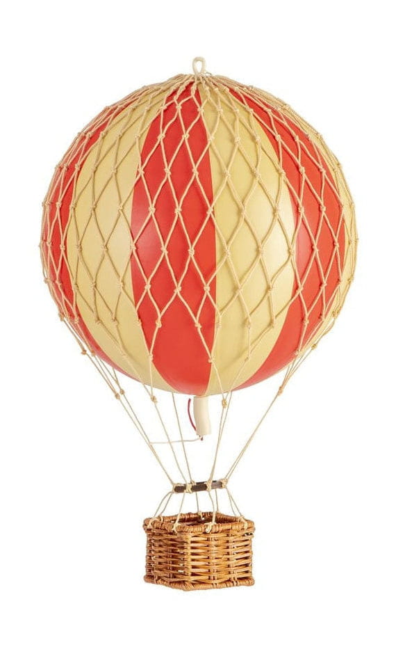 Authentische Modelle reisen Leichtballonmodell, rotes Doppel, Ø 18 cm