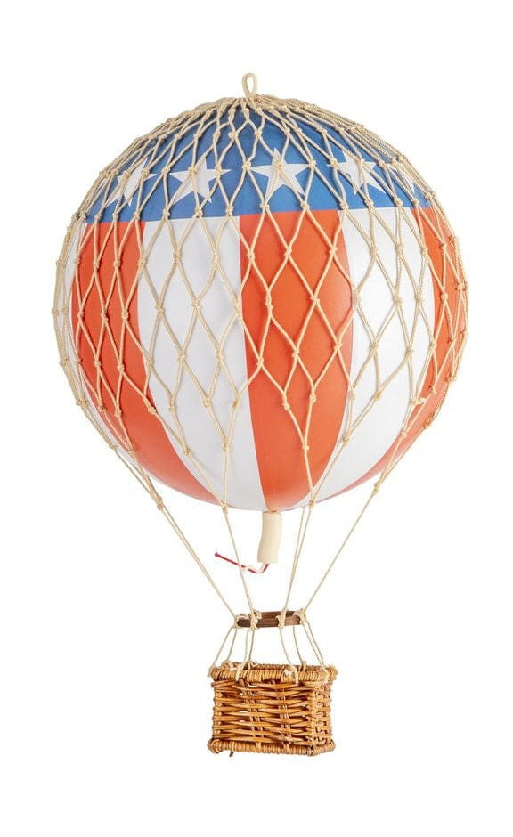 Autentiske modeller rejser let ballonmodel, USA, Ø 18 cm