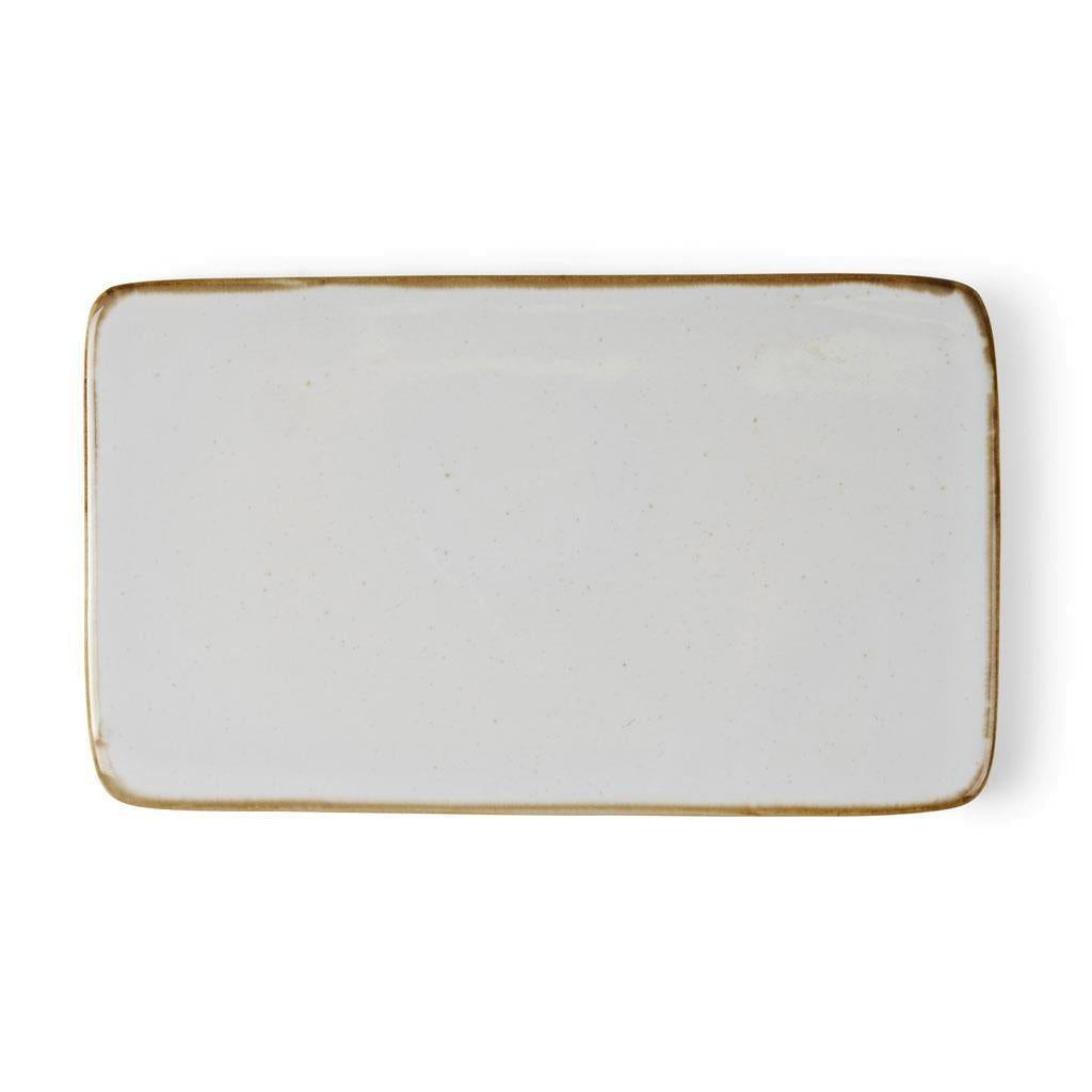 Bitz Side Dish Plate, Creme