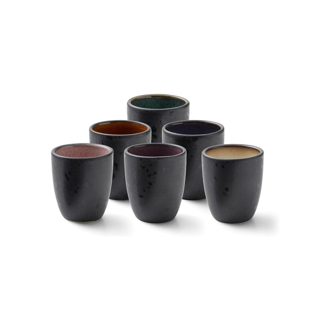 Bitz -Espresso -Tassen Set, verschiedene Farben, 6 PCs.