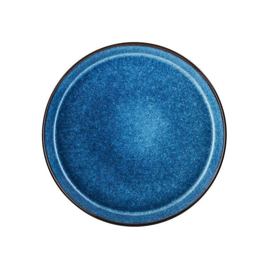 Placa de gastro de bitz, negro/azul oscuro, Ø 27 cm