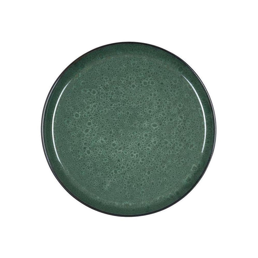 Bitz gastroplatta, svart/grön, Ø 27 cm