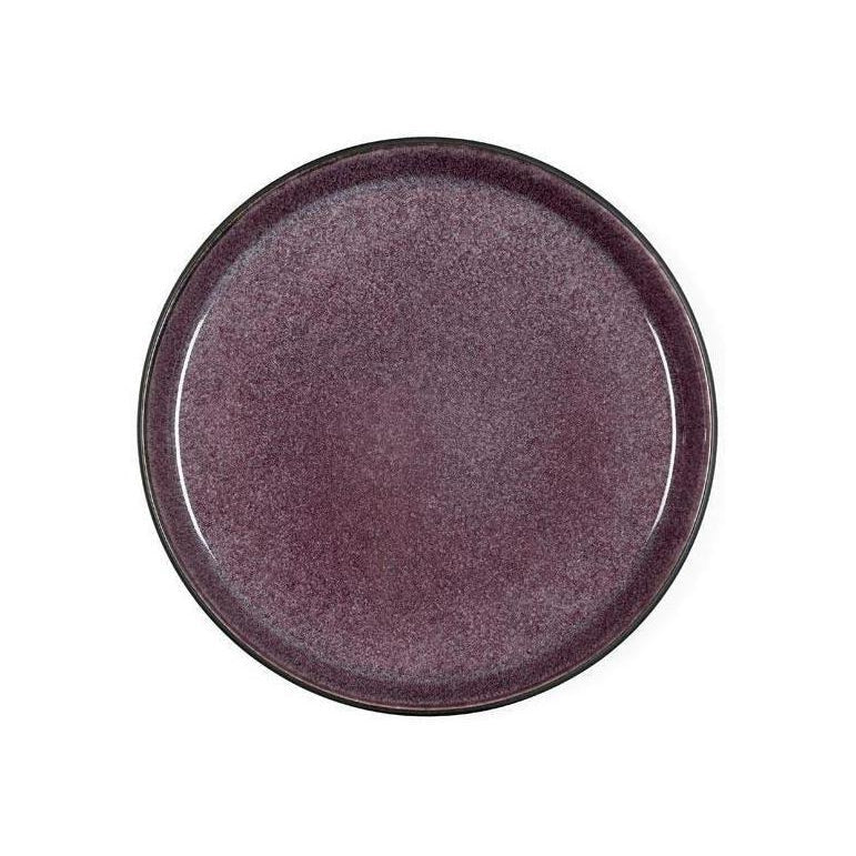 Bitz Gastro Plate, noir / violet, Ø 21cm