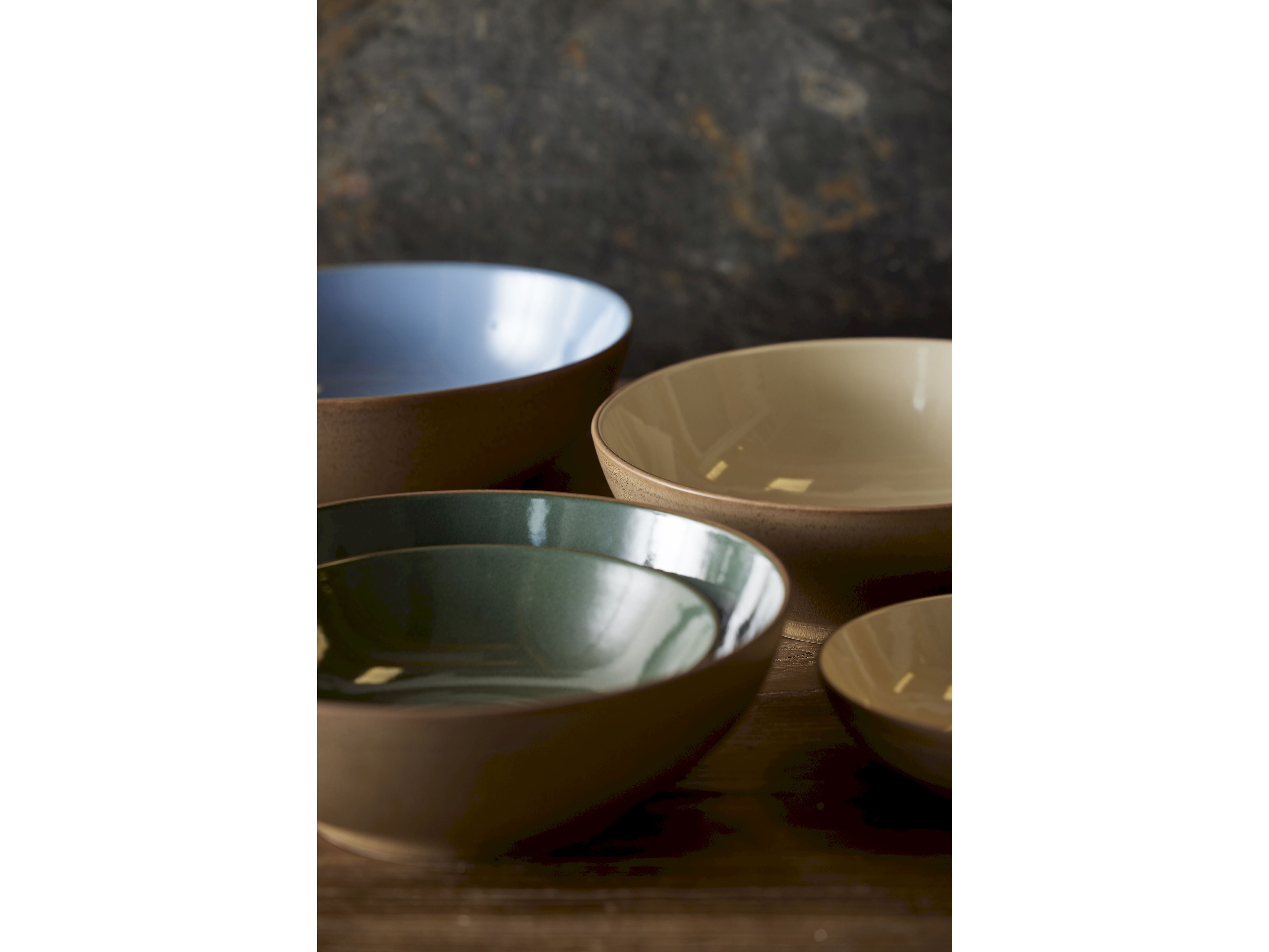 Bitz Salad Bowl 24 cm, bois / océan