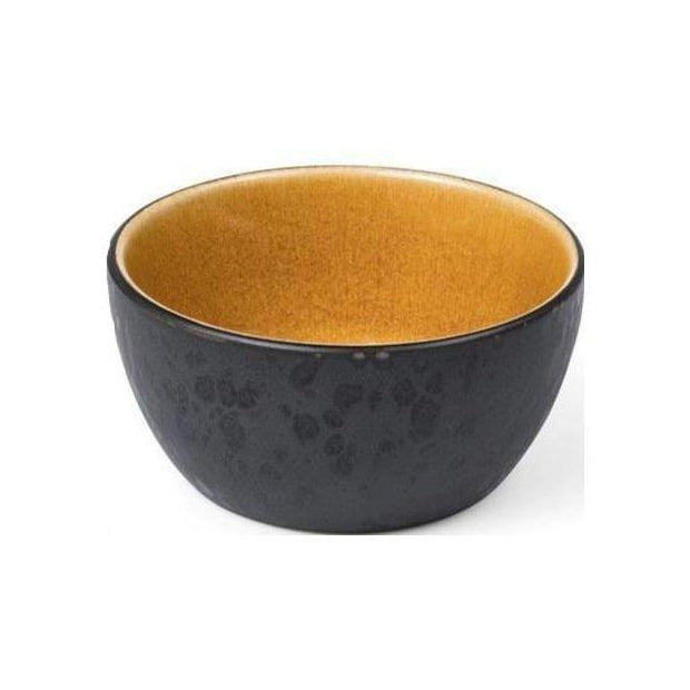 Bitz Bowl, Black/Amber, Ø 10 cm