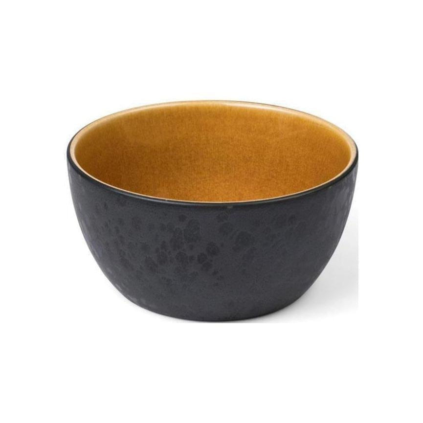 Bitz Bowl, zwart/barnsteen, Ø 14 cm