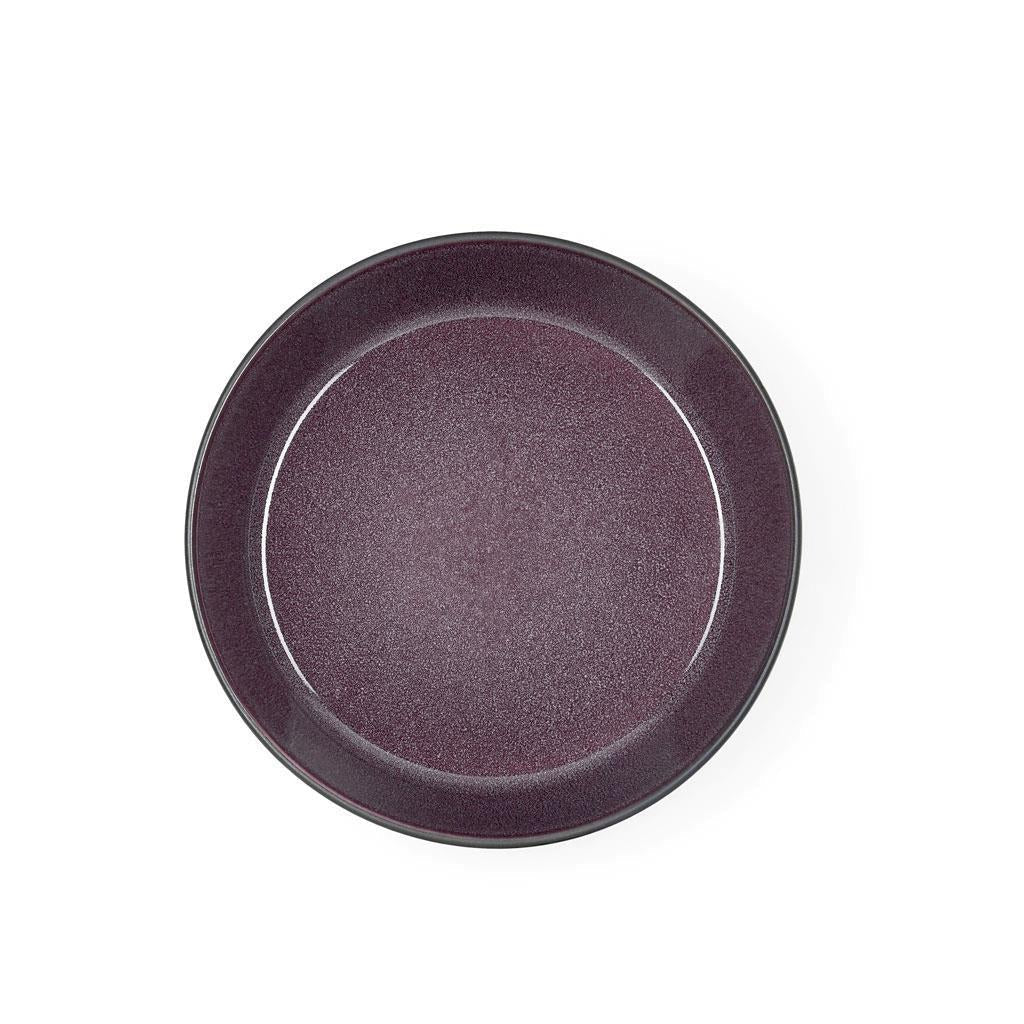 Bitz Soup Bowl, Black/Purple, ø 18cm