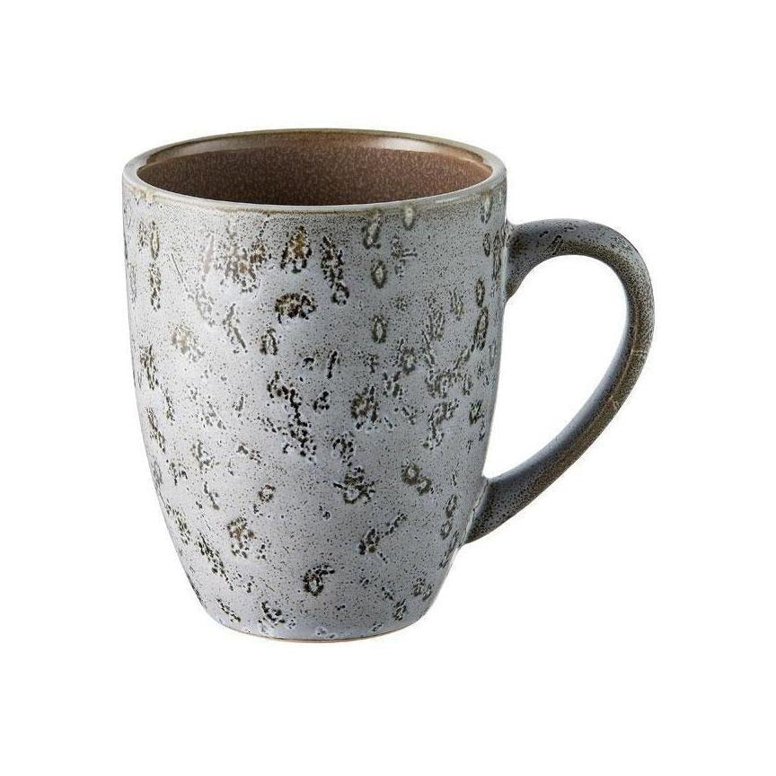 Bitz kopp med handtag, grå, Ø 10 cm