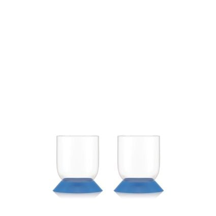 Bodum Oktett Plastic Beer Glasses 2 Pcs., Blue