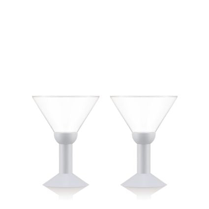 Bodum Oktett Martini Glasses med plastbase 2 stk., Grøn