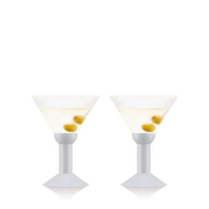 Bodum Oktett Martini Glasses With Plastic Base 2 Pcs., Green