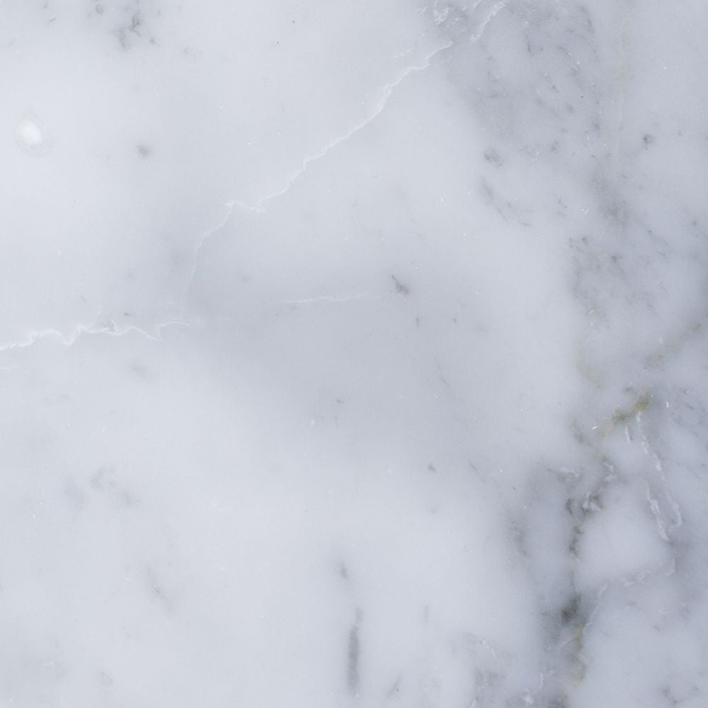 Bent Hansen Metro sofabord ø 80 cm, hvid Carrara marmor