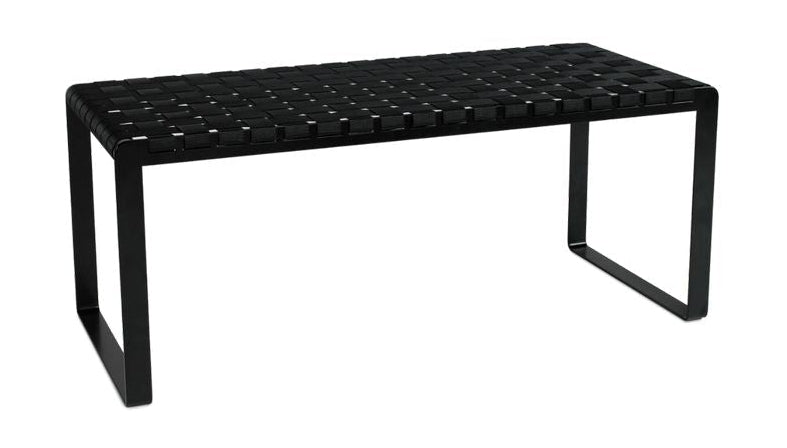 Banc tressé de Hansen, nylon noir