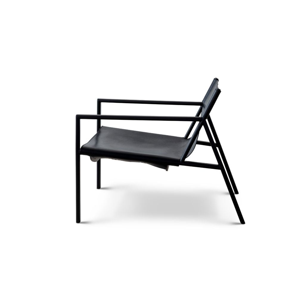 Chaise salon de tension Hansen Bent, noir