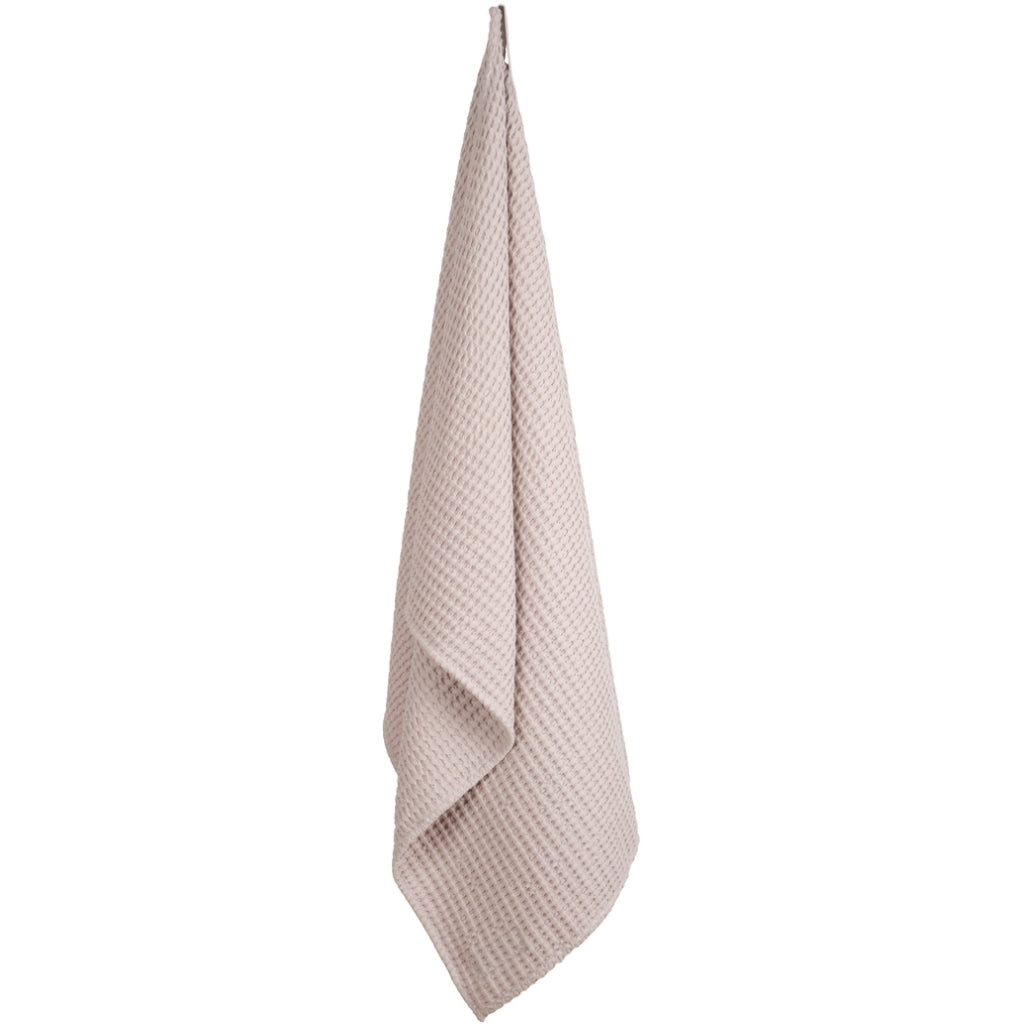 The Organic Company Big Waffle Towel And Blanket, Dusty Lavender