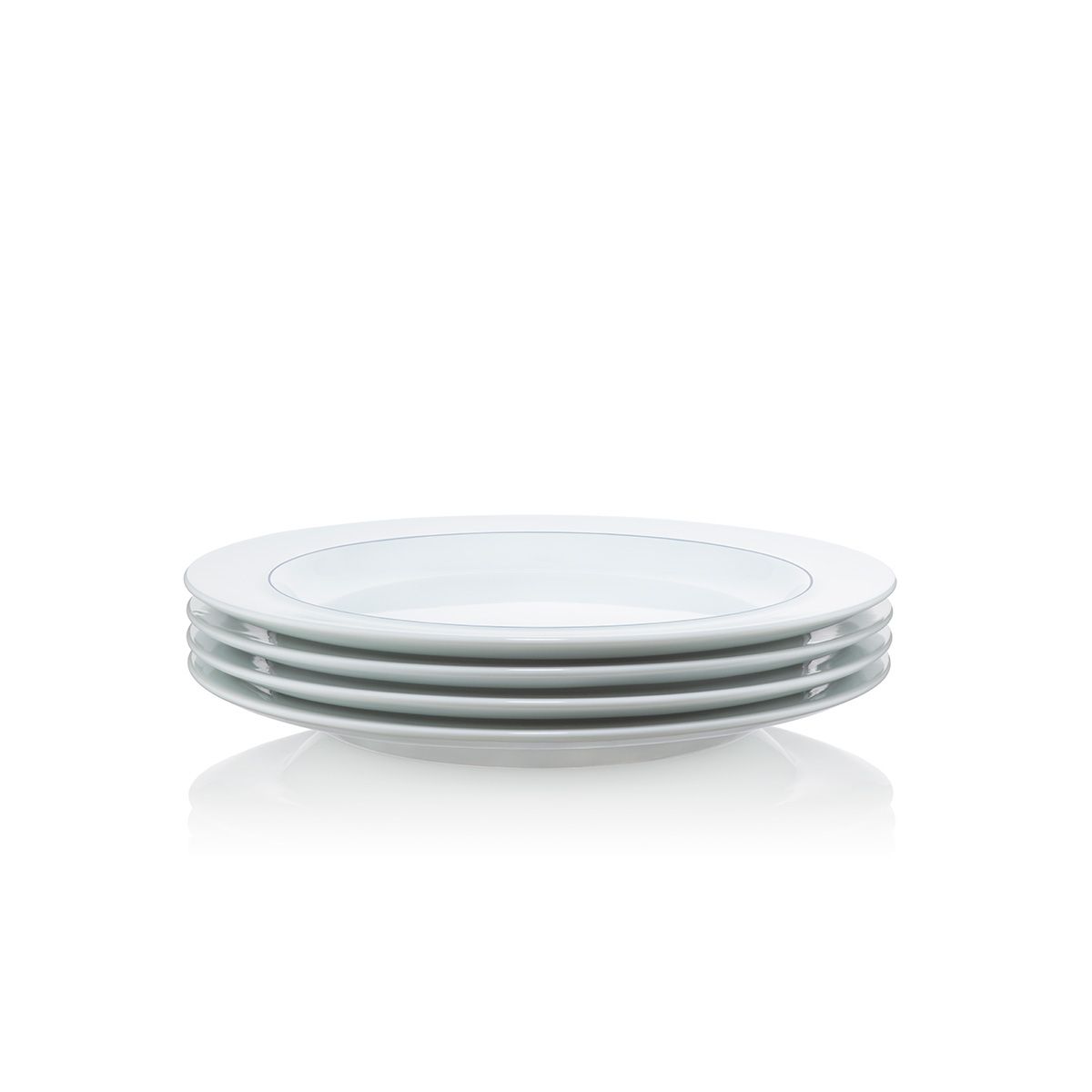 Bodum Blå Lunch Platel Porcelaine, 4 pcs.