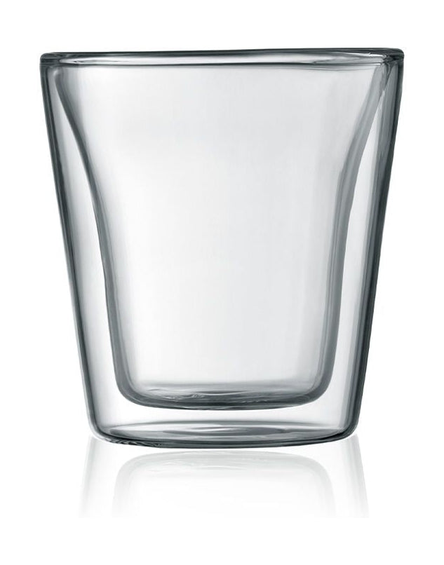 Bodum bodum kantine glas dobbeltvægget 0,1 l, 6 stk.