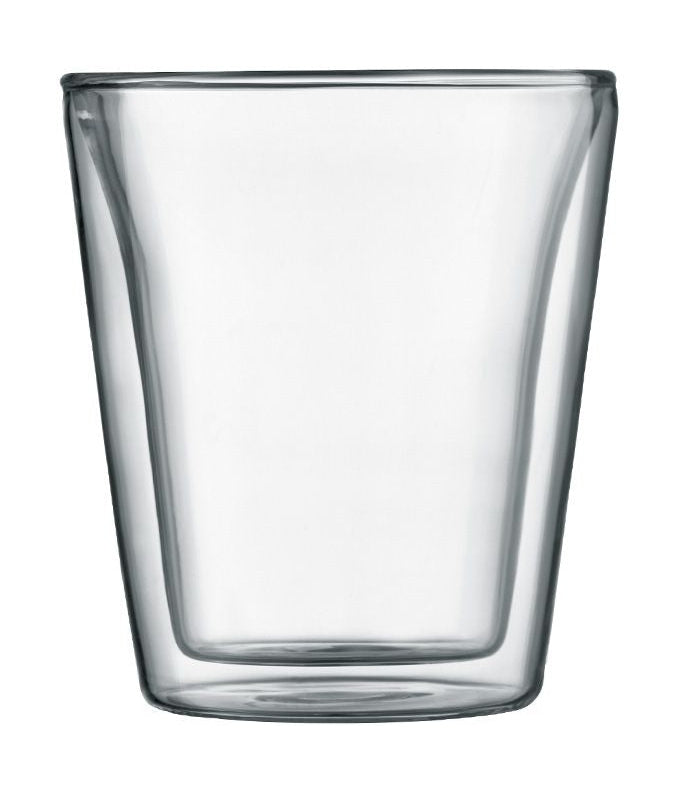 Bodum bodum kantine glas dobbeltvægget 0,2 l, 6 stk.