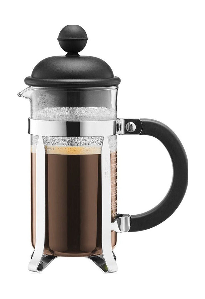 Bodum caffettiera kaffebryggare med plastlock rostfritt stål 0,35 L, 3 koppar