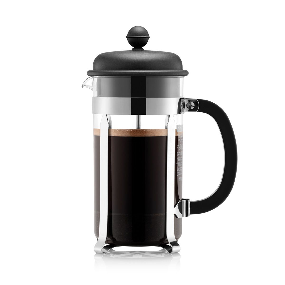 Bodum Caffettiera Kaffeemaschine Schwarz, 8 Tassen